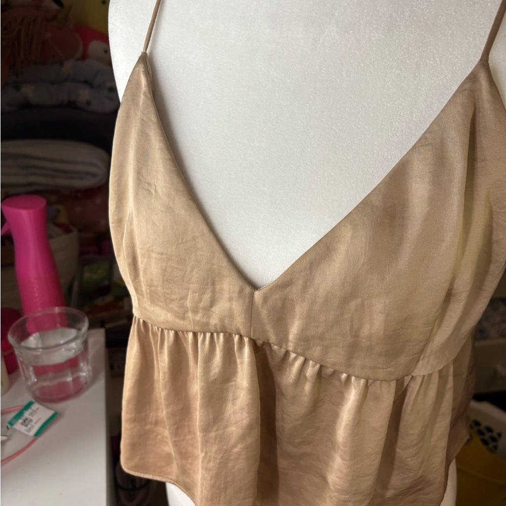Little Moon Tan Camisole Top